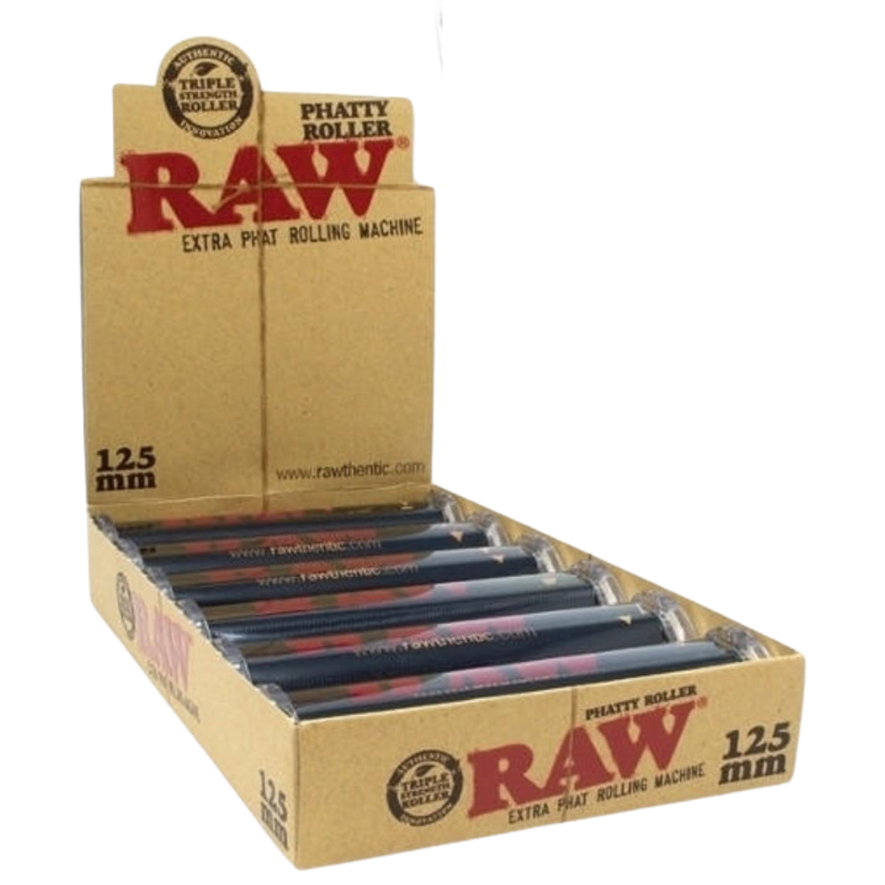 Raw 125mm Extra Phat Rolling Machine - 6ct