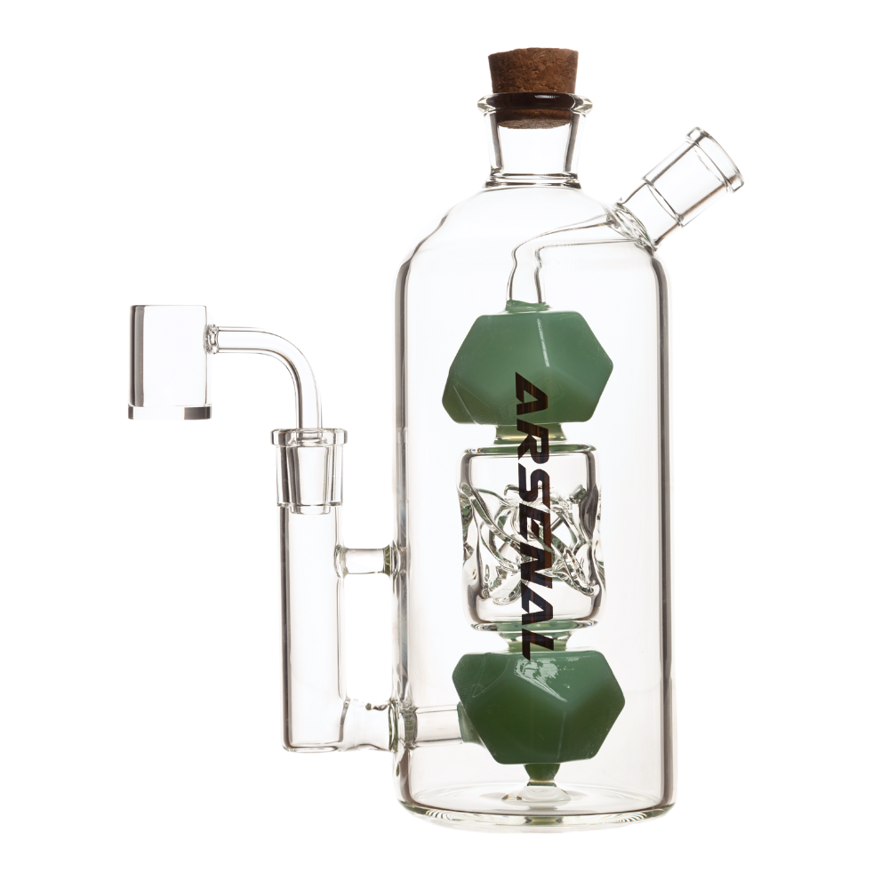 9" 5mm Arsenal Cork Marble Dab Rig