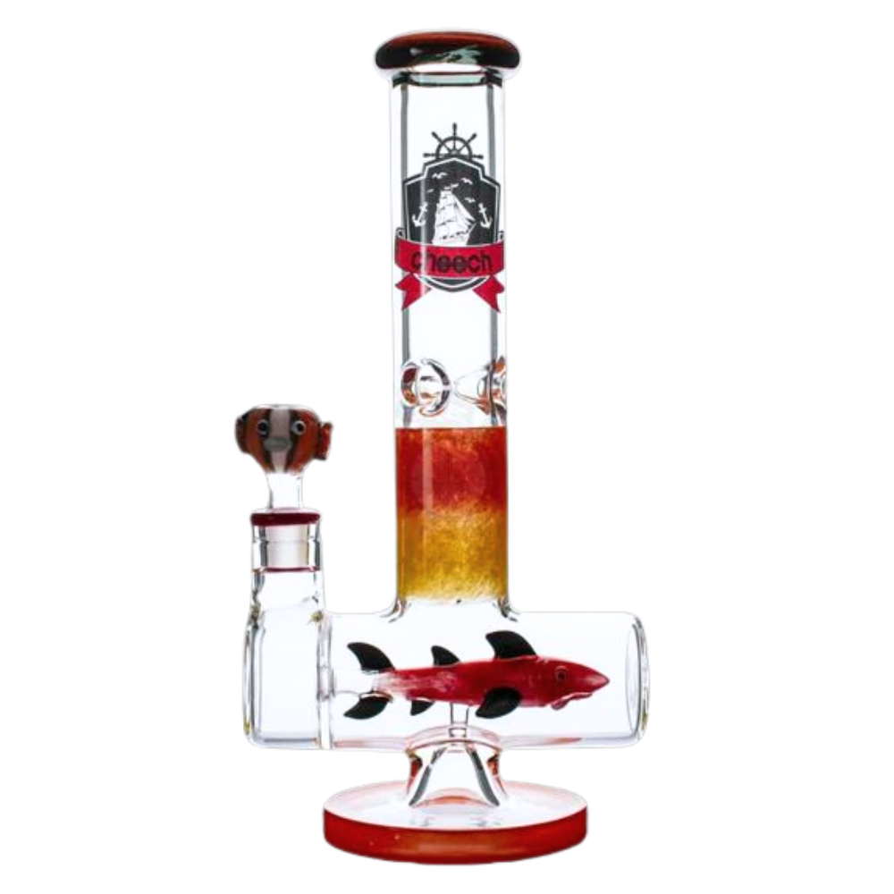 14” Cheech Red Fish Inline Tube