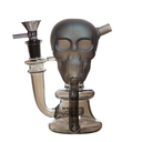 Arsenal Electroplated Skull Glass Bong