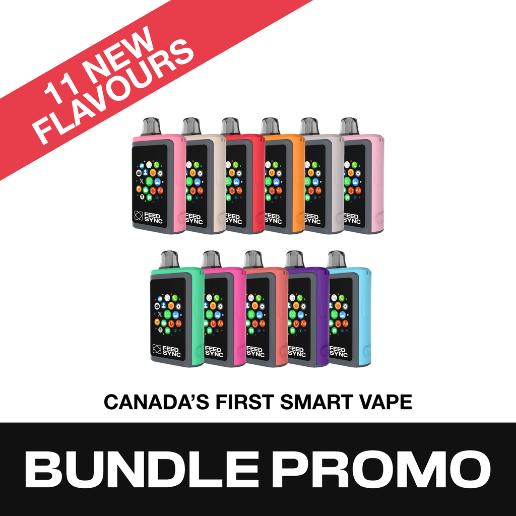 (Bundle) New Flavors FEED SYNC Disposable Vape - 11ct