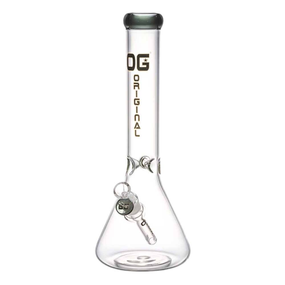 14" OG Original Colored Rim Beaker