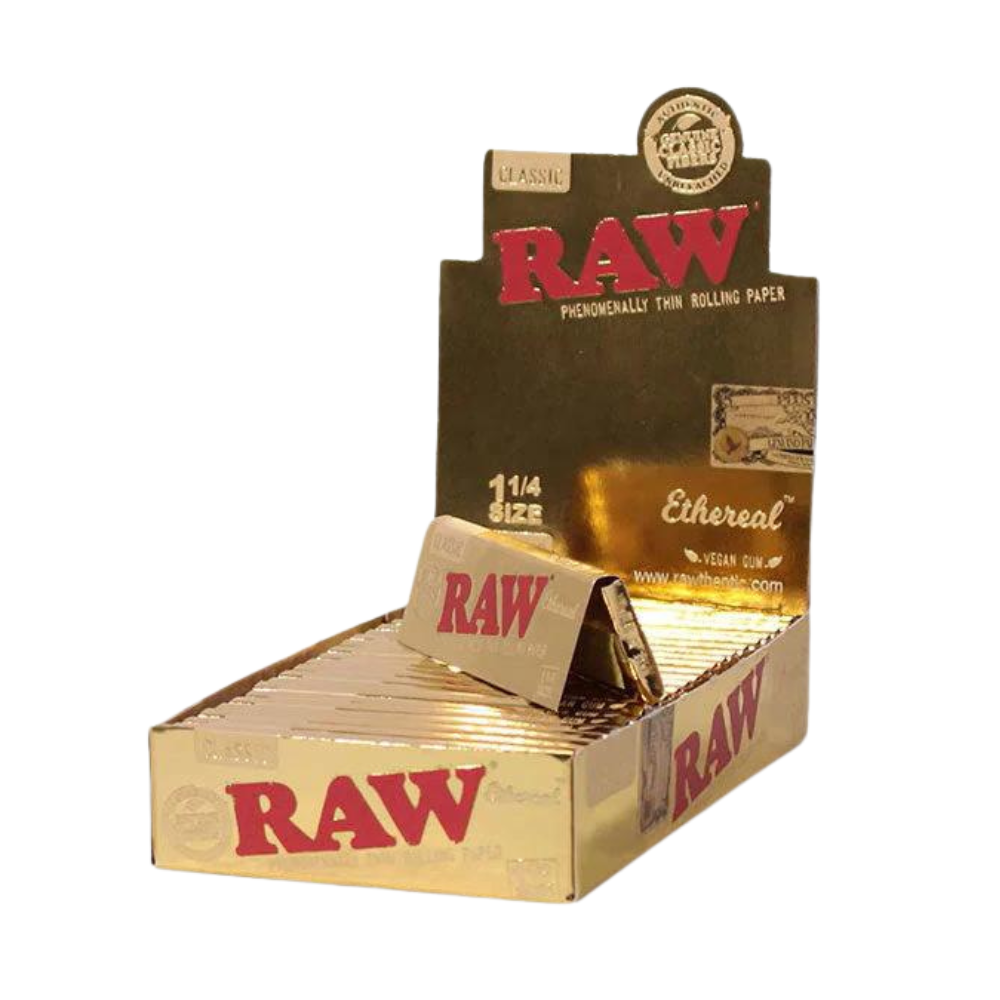 RAW Classic Ethereal 1 1/4 Slim Rolling Papers - 24ct