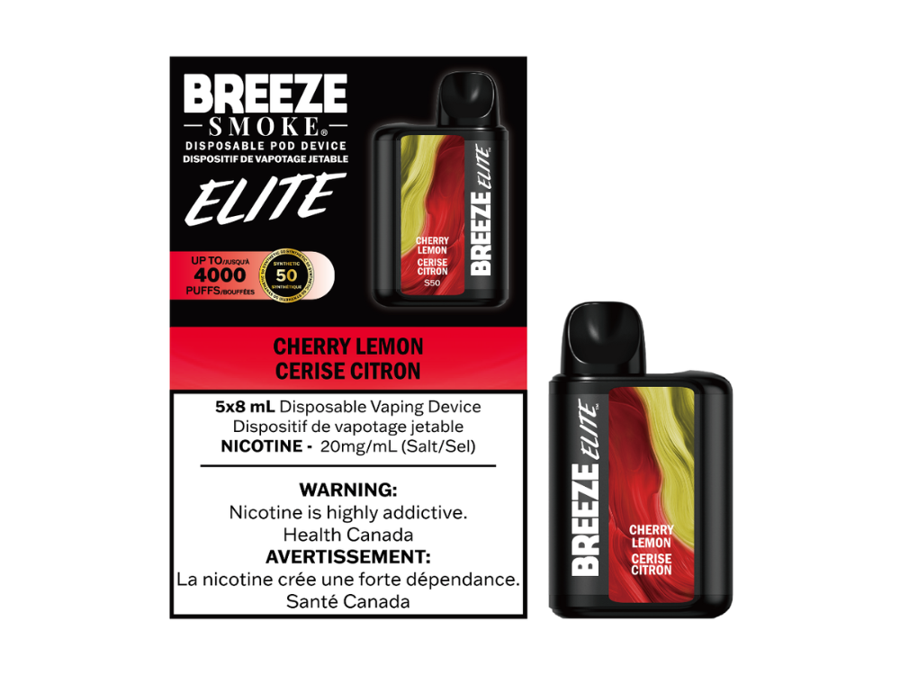 [ON] Breeze Elite S50 4000 Puffs Disposable Vape - 5ct