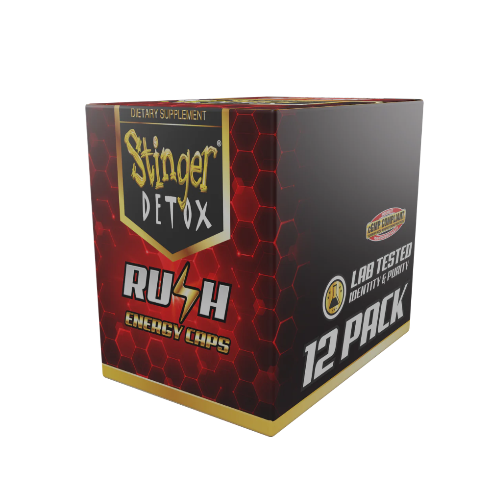 Stinger Detox Rush Energy Caps - 12ct