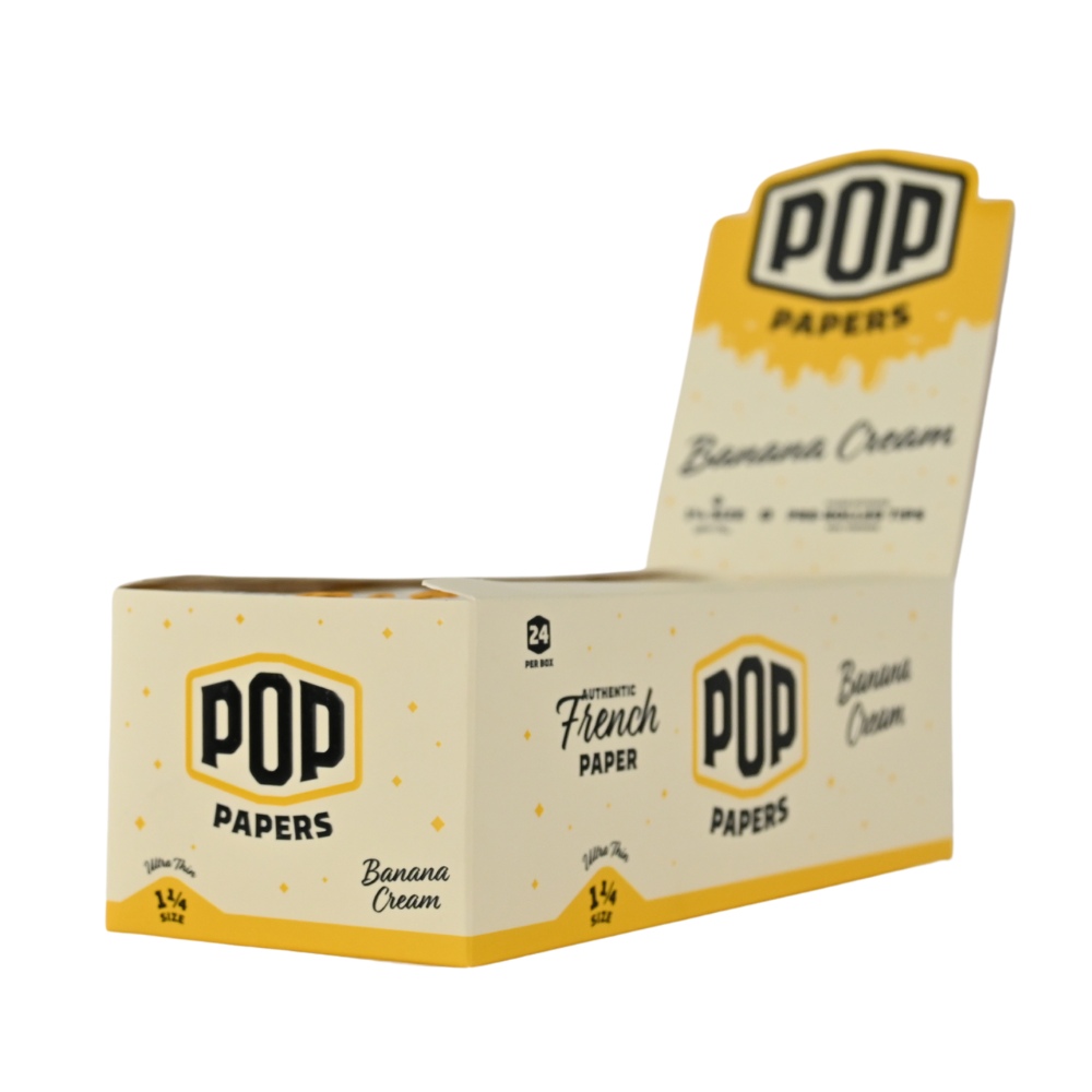 Pop Paper 1 1/4 Ultra Thin Paper and Flavoured Tips - 24ct