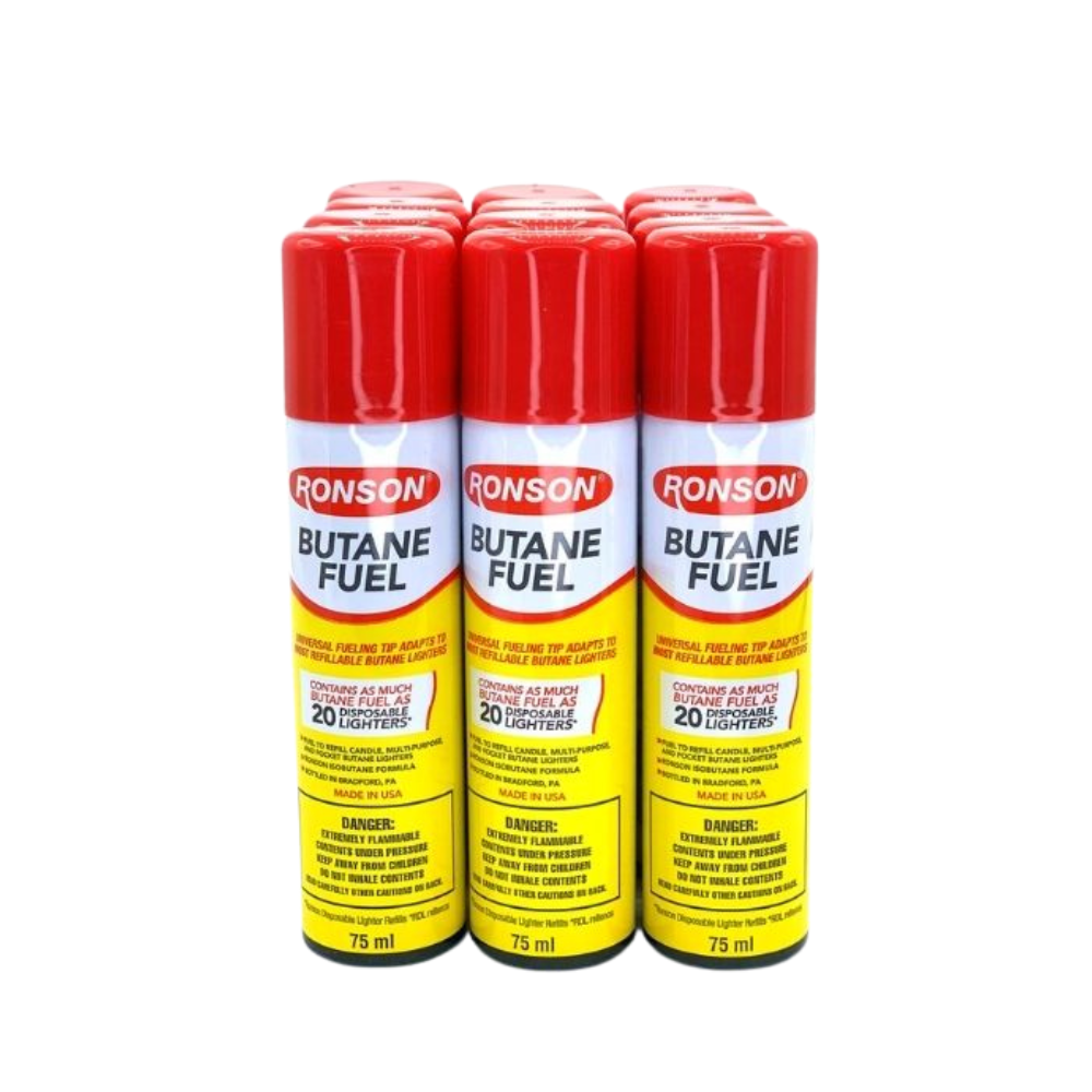 Ronson Butane Fuel 75ml - 12ct