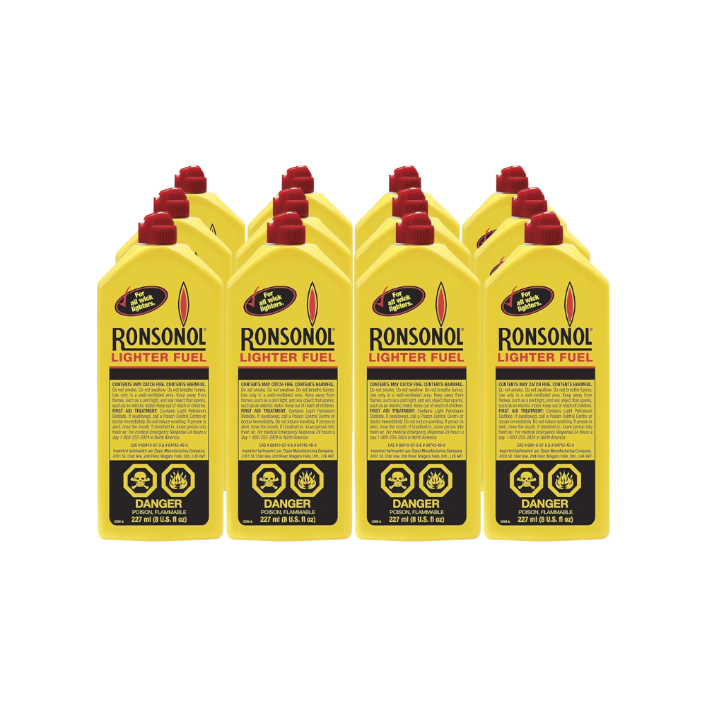 Ronsonol Premium Lighter Fuel 227ml - 12ct