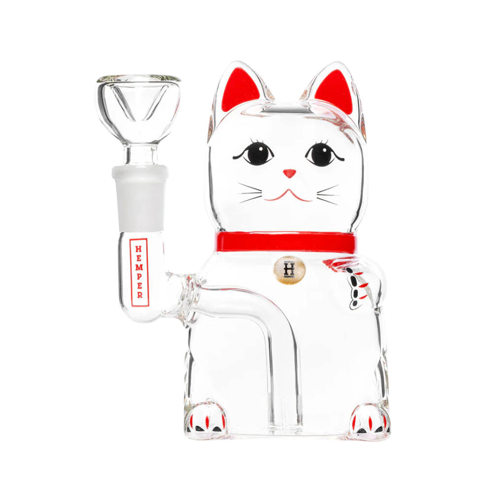 5" Hemper Lucky Cat Bong