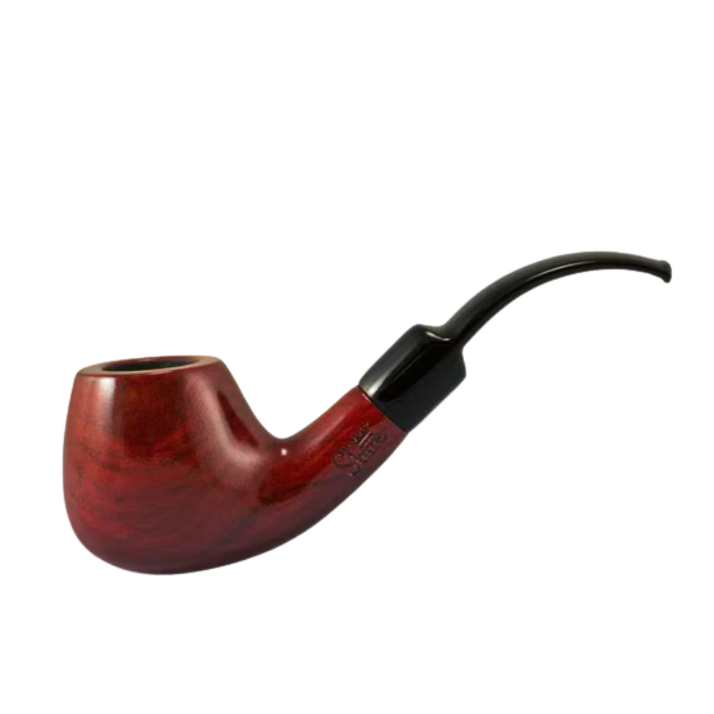 5" Pulsar Bent Apple Cherry Wood Shire Pipe