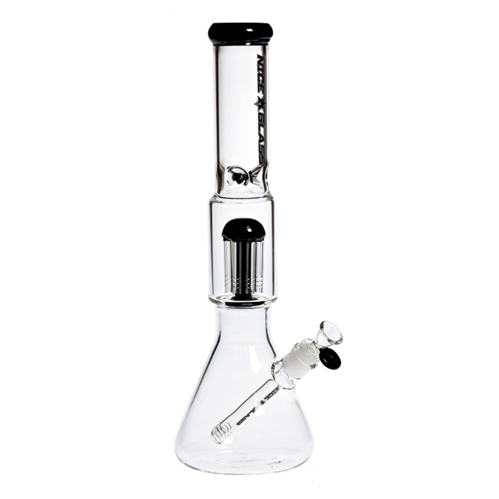 16" Nice Glass 8-Arm Tree Perc Beaker