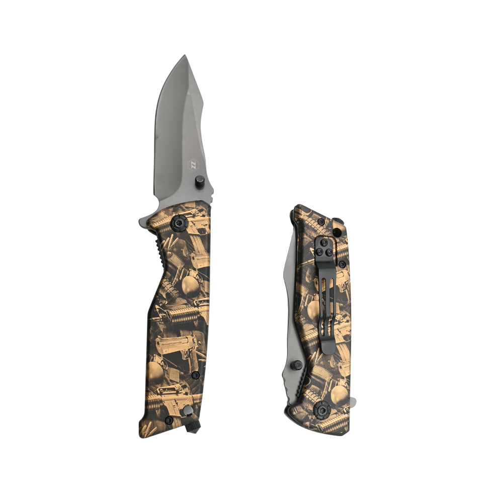 Ozzuni Stainless Steel Survival Foldable Knife