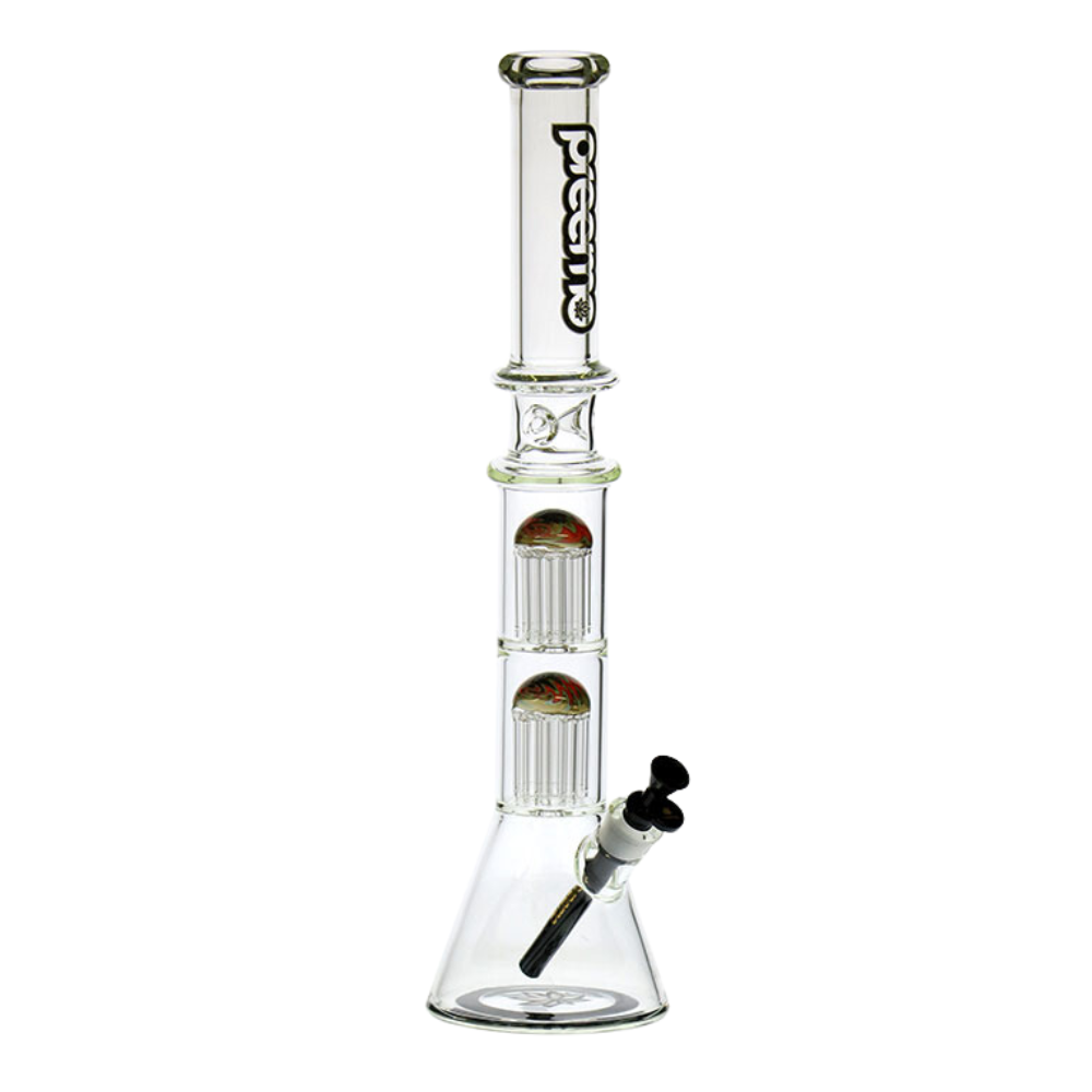 22" Preemo Glass Double Tree Perc Beaker