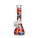 10" 5mm Arsenal Garden Blooms Glass Bong