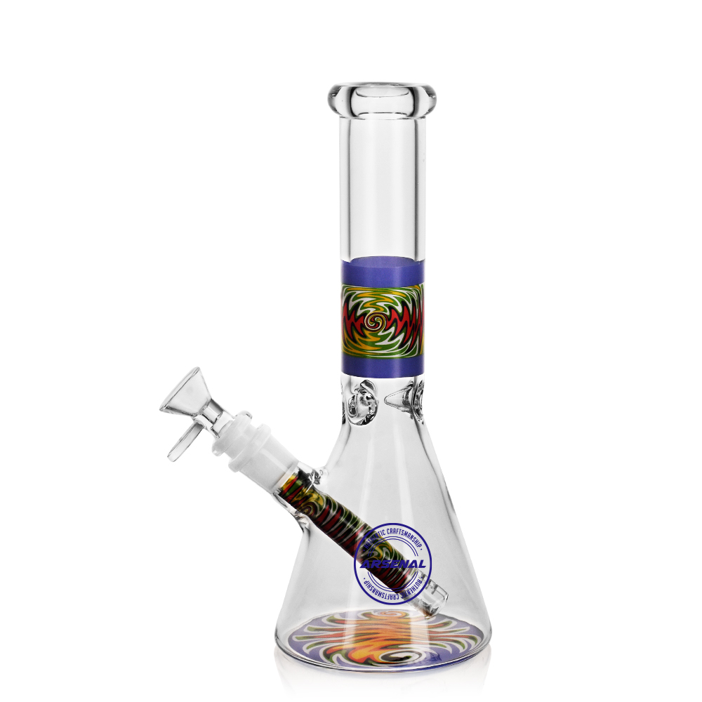 10" 5mm Arsenal Visionary Series Glass Bong