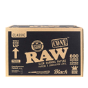 RAW Black Natural Artisan KS Pre-Rolled Cones - 800ct