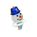 Hemper Snowman Glass Carb Cap