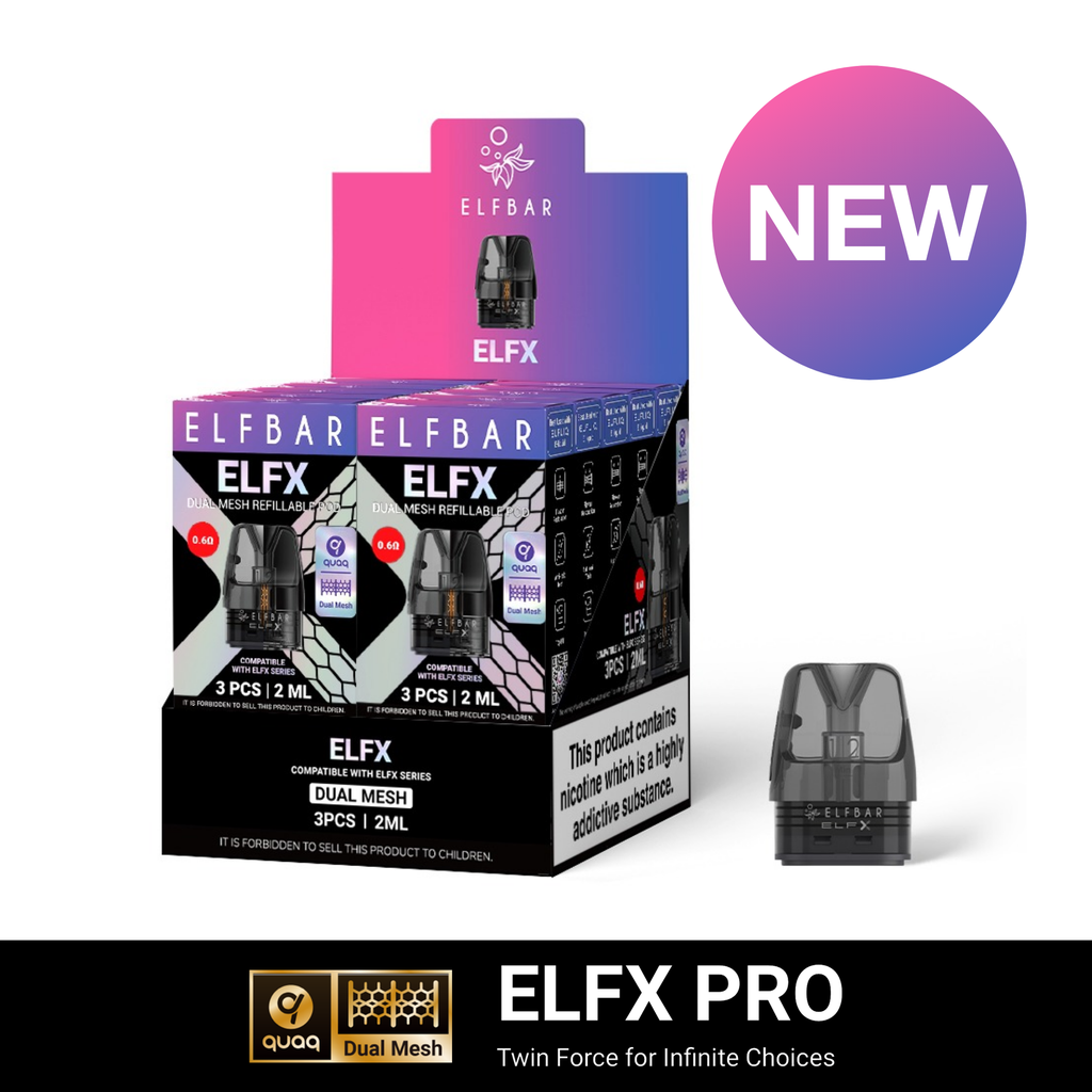 (1PK)Elfx Pro 2mL Dual Mesh Refillable Pod