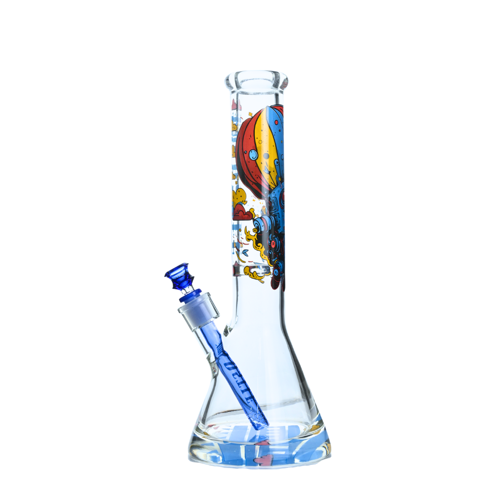 14" 9mm Robot Castle Glass Bong