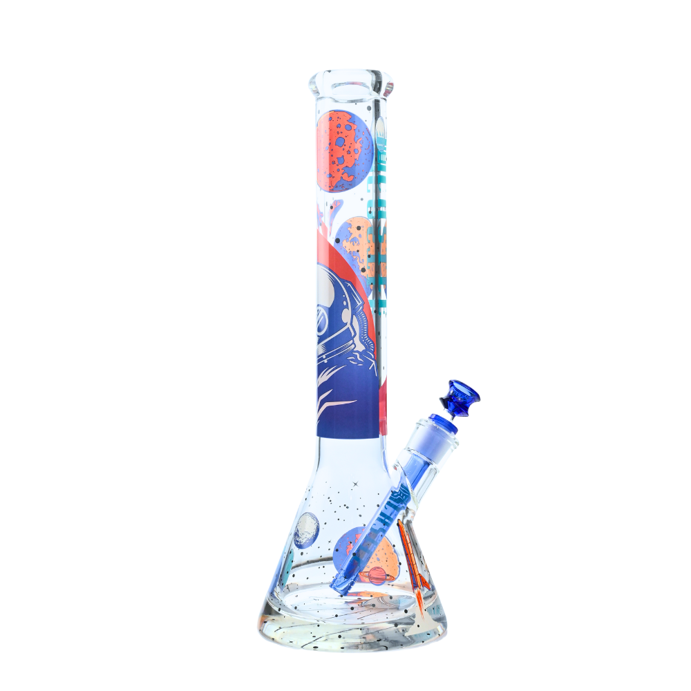 16" 9mm Space Case Castle Glass Bong