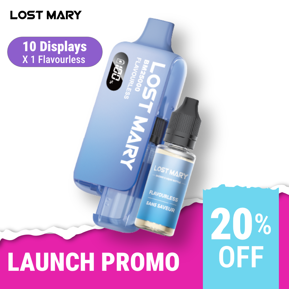 [ON] (Bundle) Lost Mary BM25k Disposable Vape  - 10 Displays x 1 Flavourless