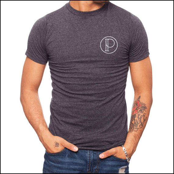 T-shirt - ''prohibition'' Logo - Charcoal