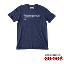 Prohibition - Crossed Out T-shirt - Navy