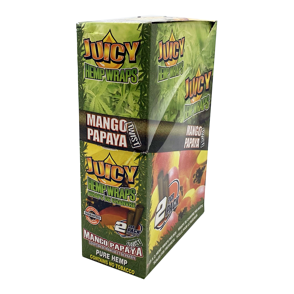 Juicy - Hemp Wraps - No Tobacco, Pure Hemp (2 X 25)