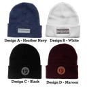 Prohibition Embroidered Beanies