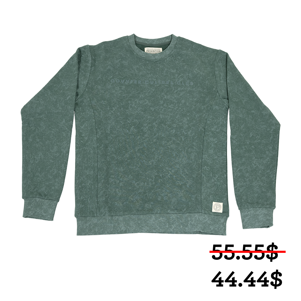 Prohibition - Counter Culture Club Alpine Green Crewneck