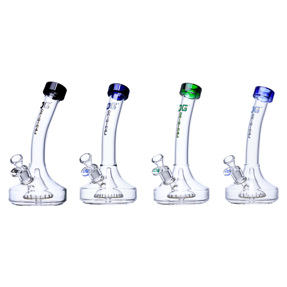 Og Bong - 10" Curved Neck Beaker In Beaker (og 446)