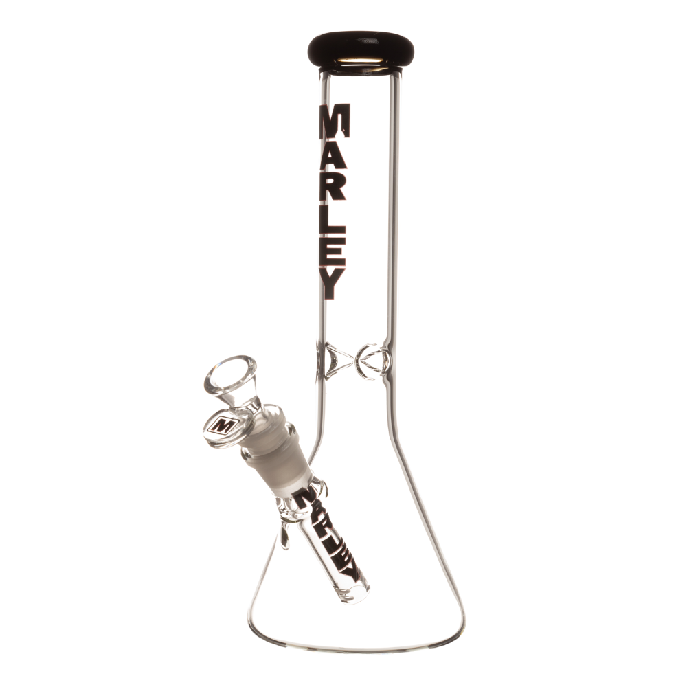 11" 5mm Marley Clear Beaker Bong