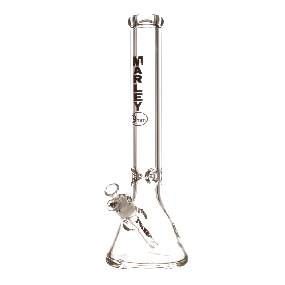 16" 9mm Marley Clear Beaker Bong