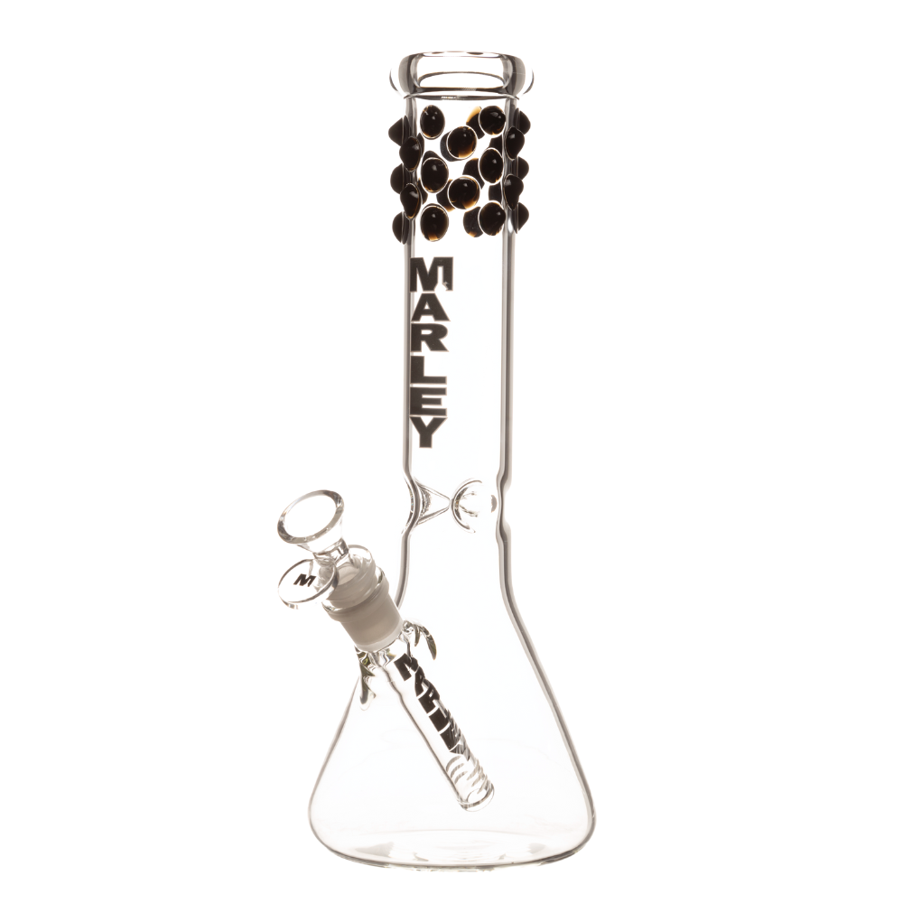 12" 5mm Marley Bubble Beads Beaker Bong