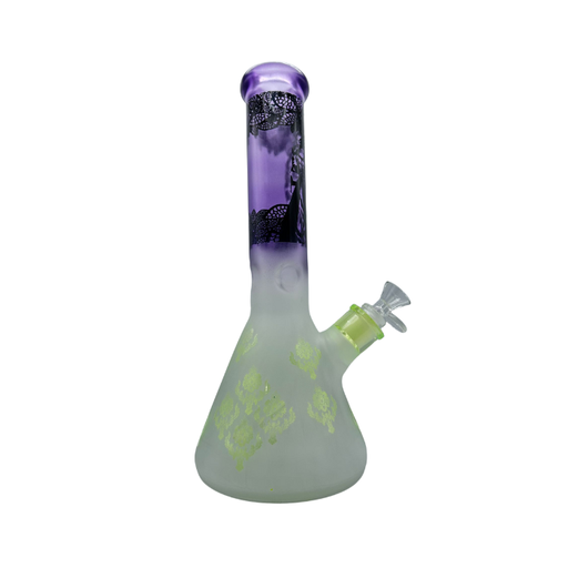 [BB 066] 12" 7mm Sandblasted Beaker Bong