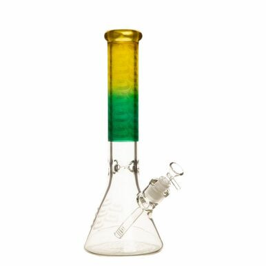 [MB 808] 14" 7mm Danish Chrome Glass Bong