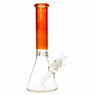 [MB 533] 14" 7mm Hedged Lotus Glass Bong