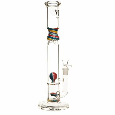 [EH-058] 18" Twisty Swirl Glass Bong