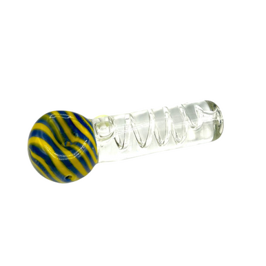 [NB HP-GL] 4" Stripes Freezable Glycerin Hand Pipe