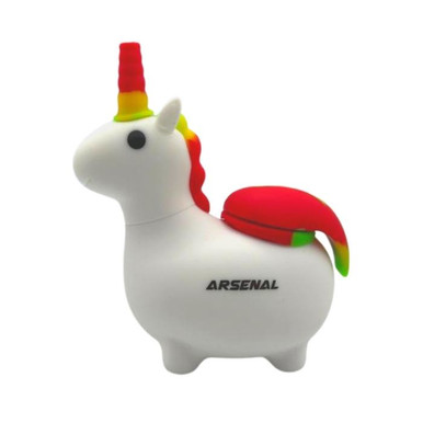 [H200] 6" Cute Unicorn Silicone Water Pipe