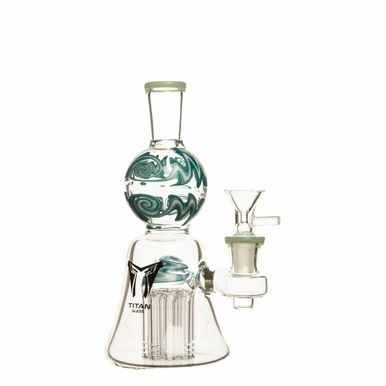 [EH-057] 8" Nebula Percolator Glass Rig