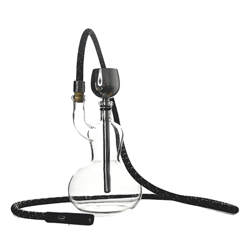 [7" SINGLE HOSE HOOKAH] 7″ Noble Glass Single Hose Hookah