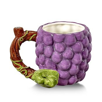 [88152] Grapes Pipe Mug