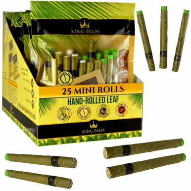 [110854029008441] King Palm 25 Mini Rolls - 8ct