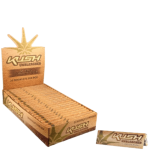 [KUSH UNB 114 P 25] Kush Unbleached 1 1/4 Rolling Papers – 25ct