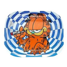 [SATRAY-S249] Looney Cat Metal Rolling Tray - Small