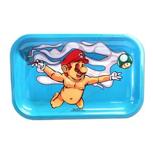 [SATRAY-M91] Marvana Metal Rolling Tray - Medium