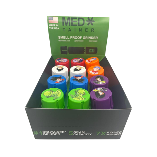 [MEDTAINER DRAGON BUDZ #1080] Medtainer Dragon Budz Collection Grinders - 12ct