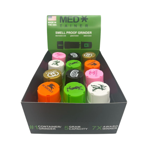 [MEDTAINER HIGH FASHION#1079] Medtainers High Fashion Collection Grinders - 12ct