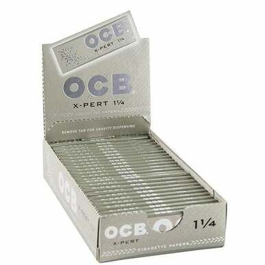 [OCB XPERT 114 P 25] OCB 1/4 Silver X-Pert Rolling Papers - 25ct